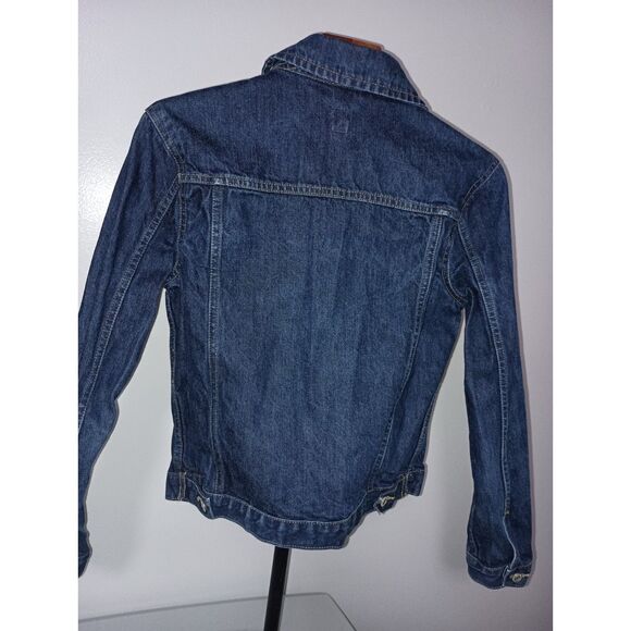 GAP, Faded Look, Dark Denim / Jean Jacket, Woman Size S - Picture 2 of 5